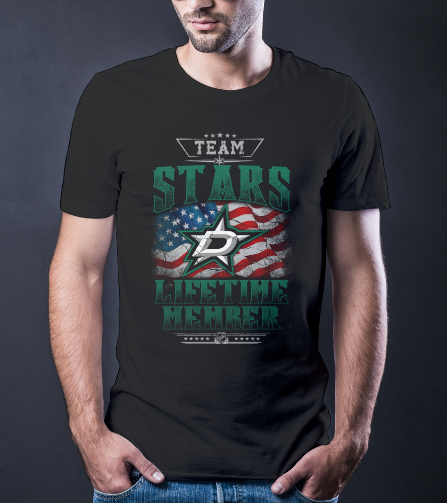 Team Dallas Stars Lifetime Member T-Shirt