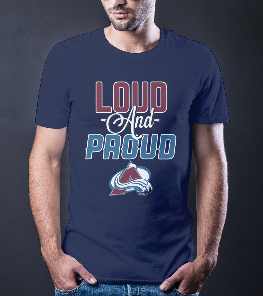 Lou D And Proud Colorado Avalanche T-Shirt