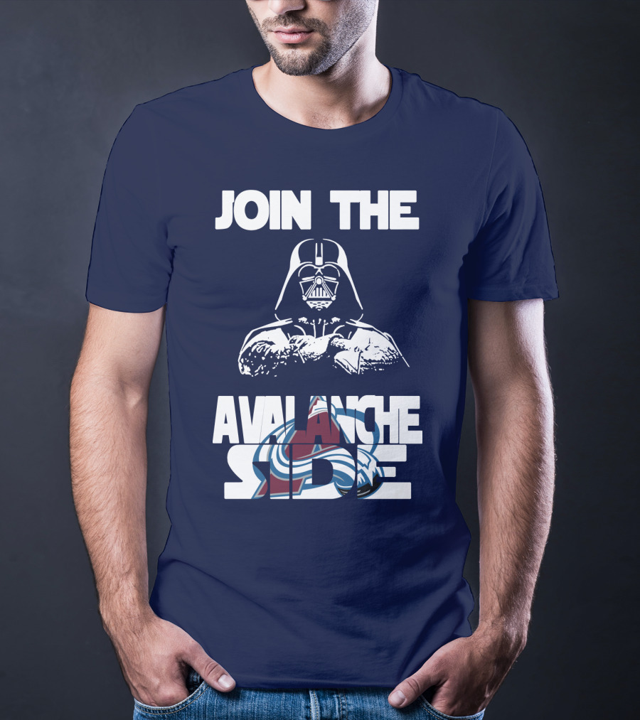 Join The Avalanche Side Star Wars Colorado Avalanche T-Shirt