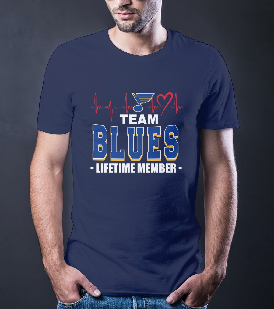 Team Blues Lifetime Member St. Louis Blues T-Shirt