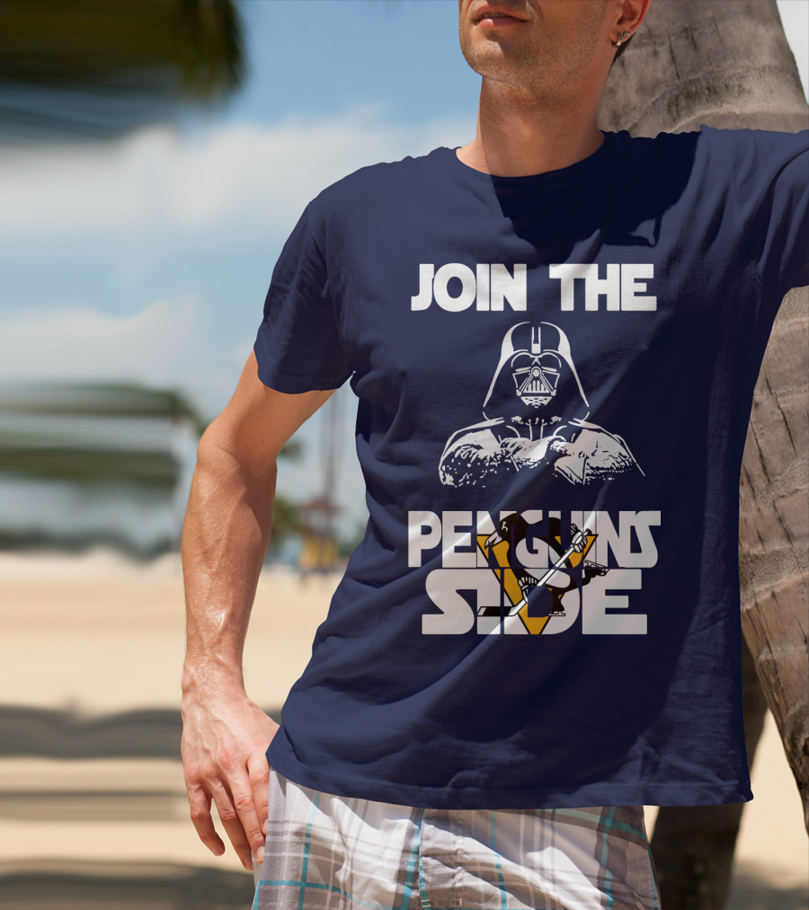 Join The Penguins Side T-Shirt