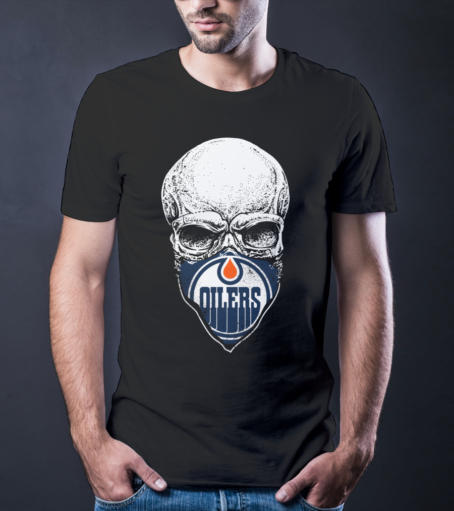 Edmonton Oilers Skull T-Shirt