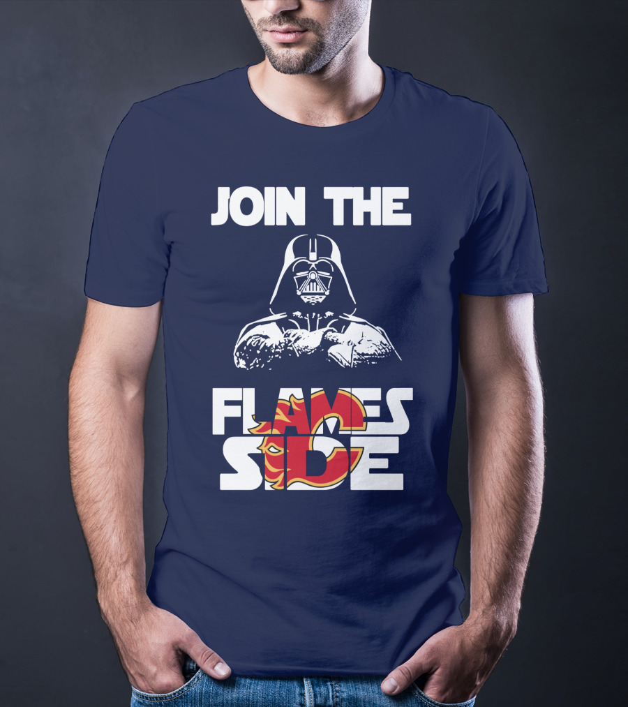 Join The Flames Side Calgary Flames T-Shirt