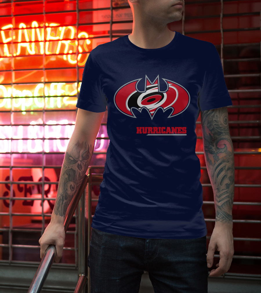 Carolina Hurricanes Batman Logo Hurricanes T-Shirt