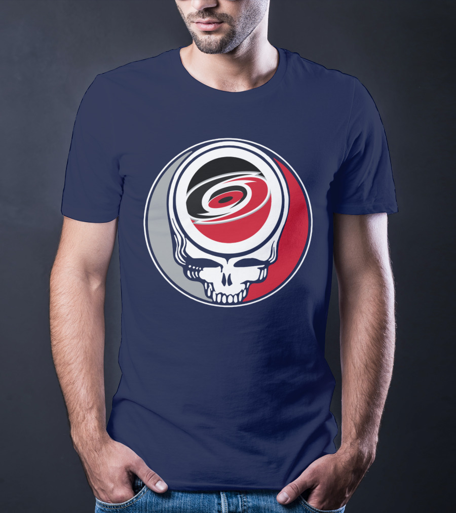 Carolina Hurricanes Grateful Dead Skull T-Shirt