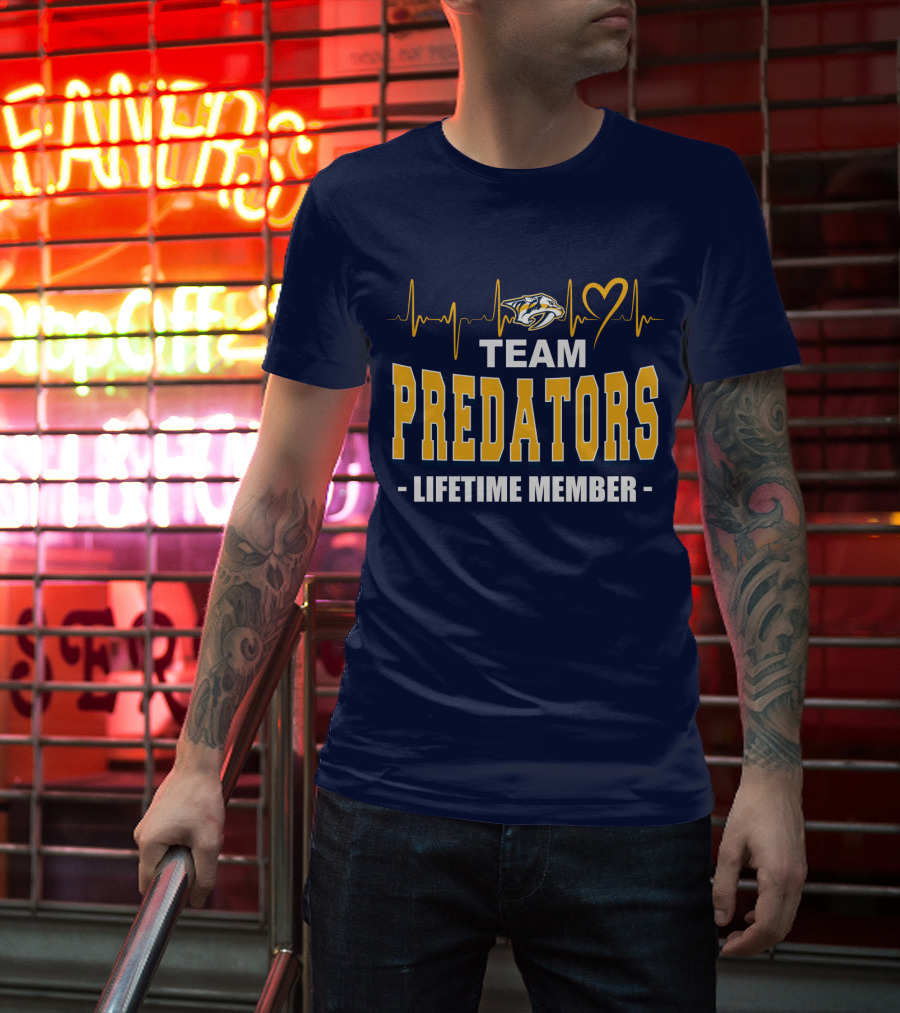 Team Predators Lifetime Member T-Shirt
