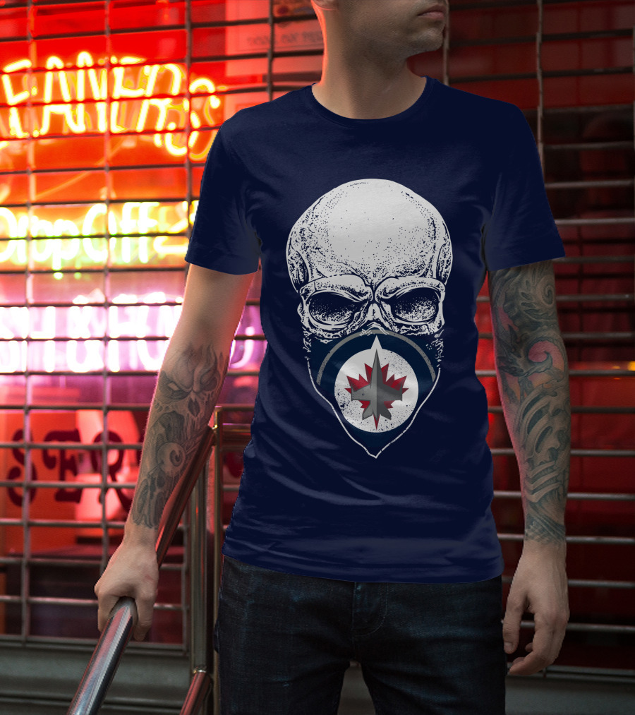 Winnipeg Jets Skull T-Shirt
