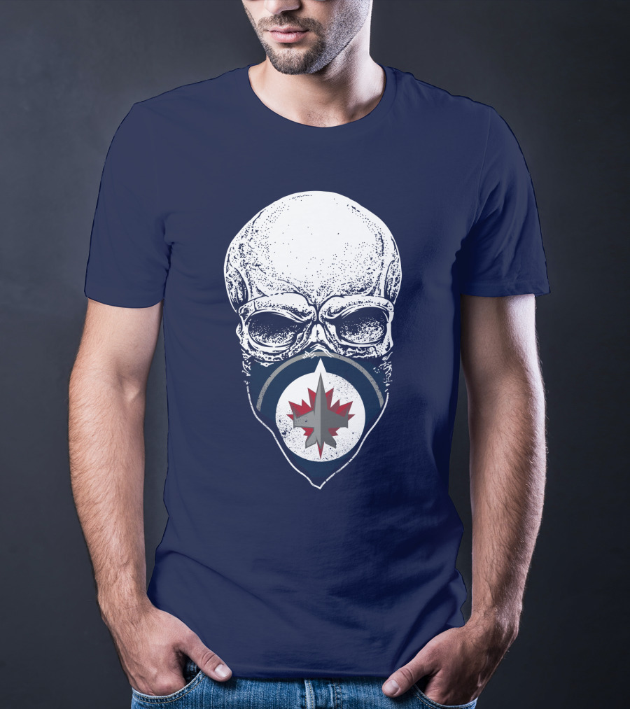 Winnipeg Jets Skull T-Shirt