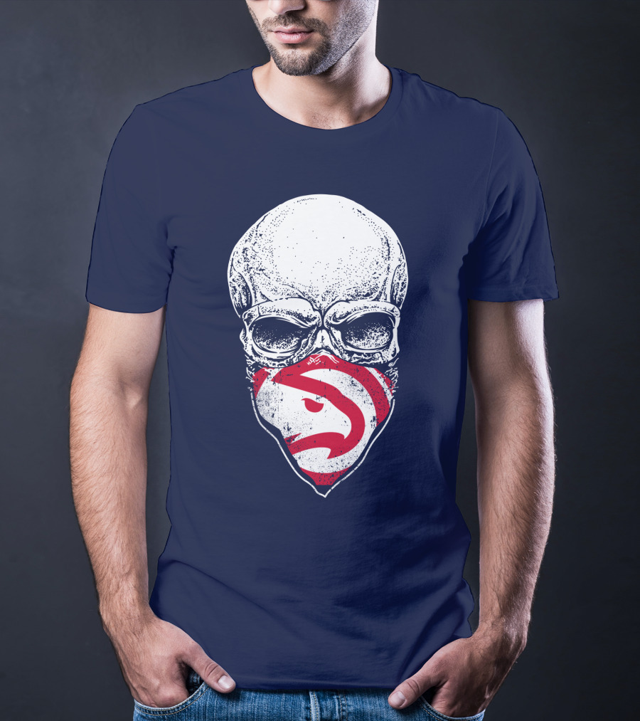 Atlanta Hawks Skull T-Shirt