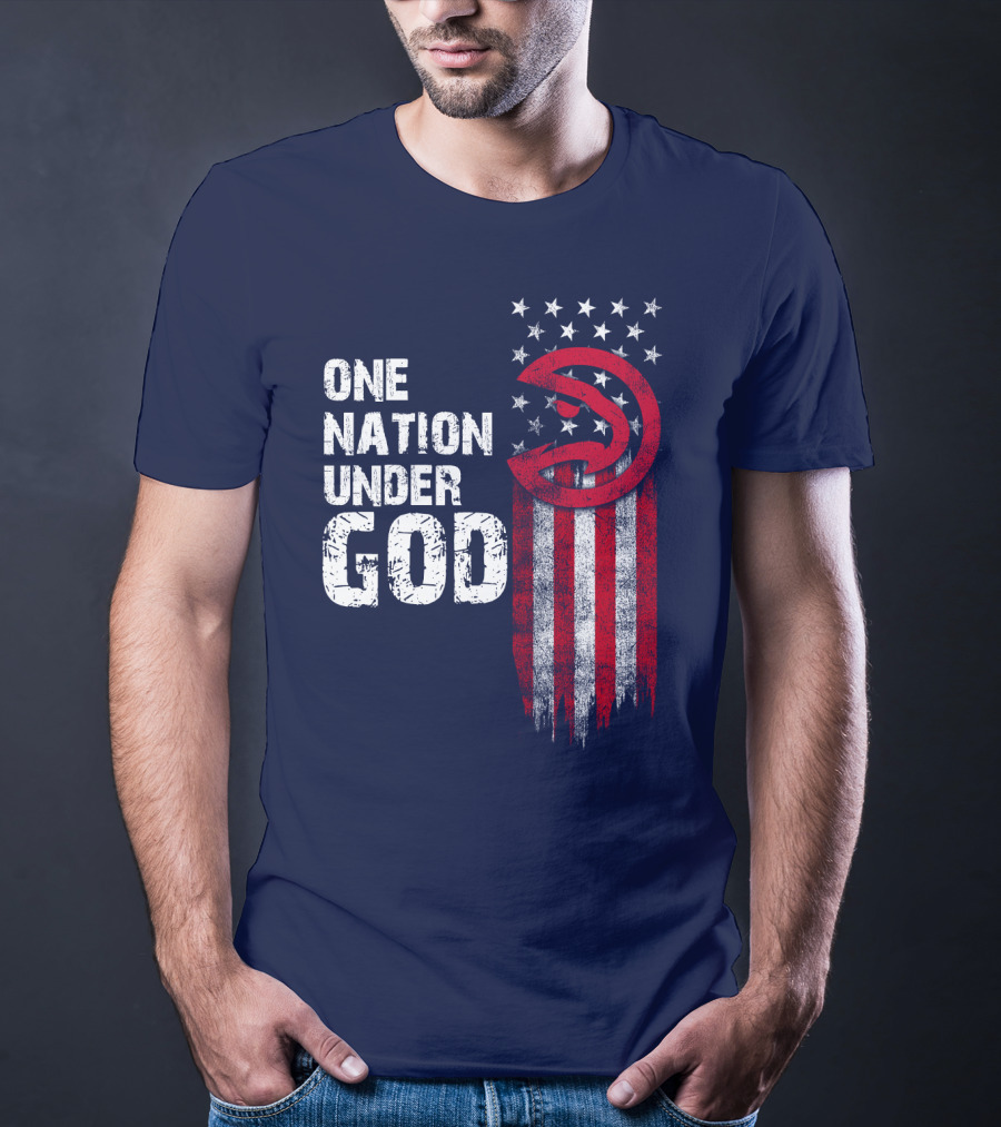 One Nation Under God Atlanta Hawks T-Shirt