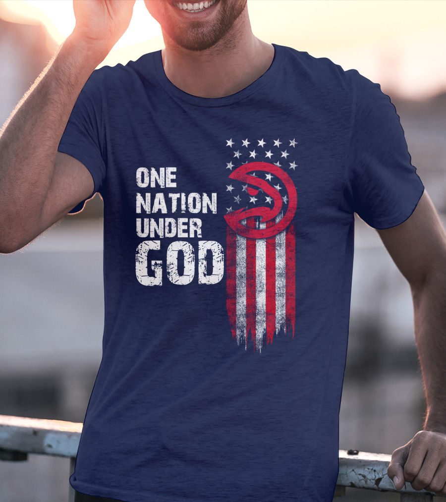 One Nation Under God Atlanta Hawks T-Shirt