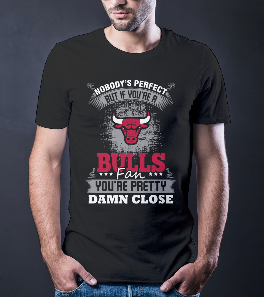 Nobody's Perfect But If You're A Bulls Fan You're Pretty Damn Close T-Shirt