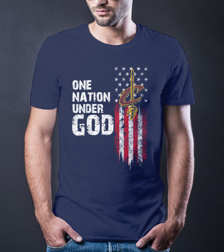 One Nation Under God Cleveland Cavaliers T-Shirt