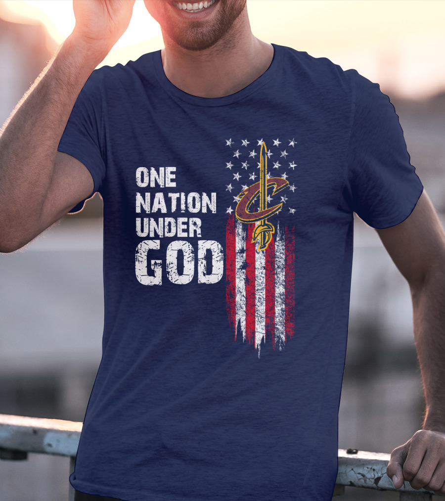 One Nation Under God Cleveland Cavaliers T-Shirt