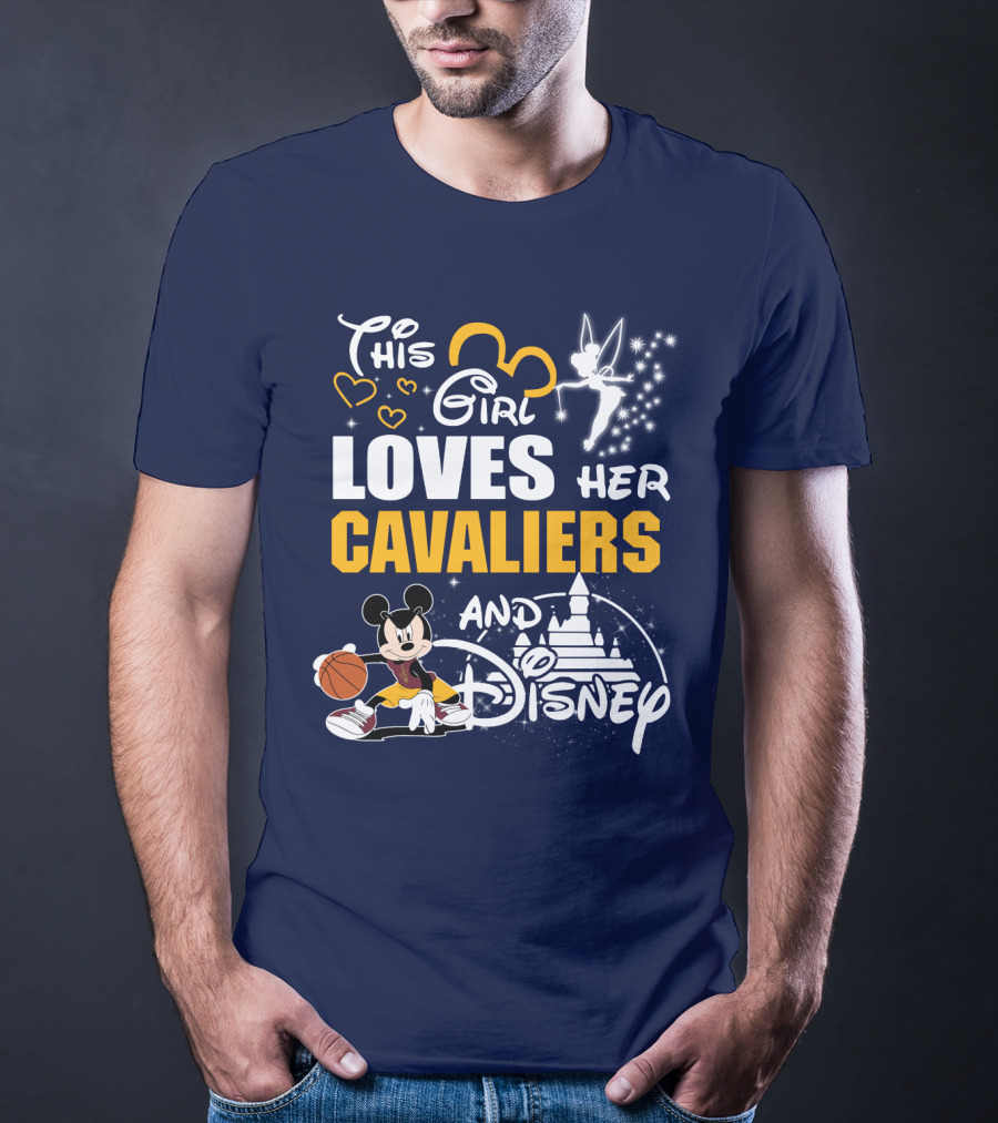This Girl Loves Her Cavaliers And Disney T-Shirt