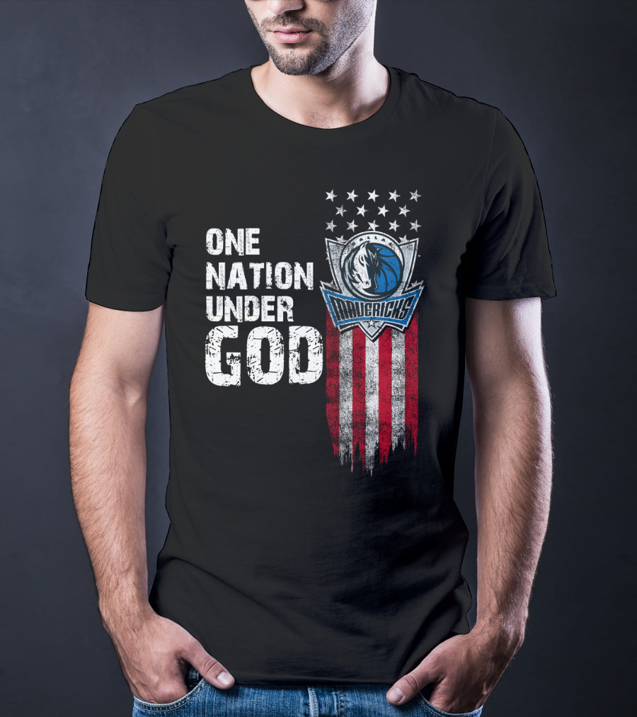 One Nation Under God Dallas Mavericks T-Shirt