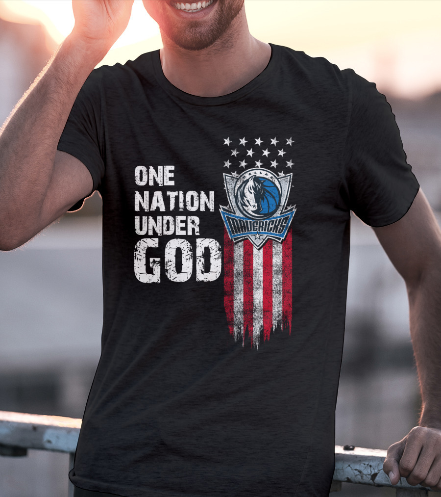 One Nation Under God Dallas Mavericks T-Shirt