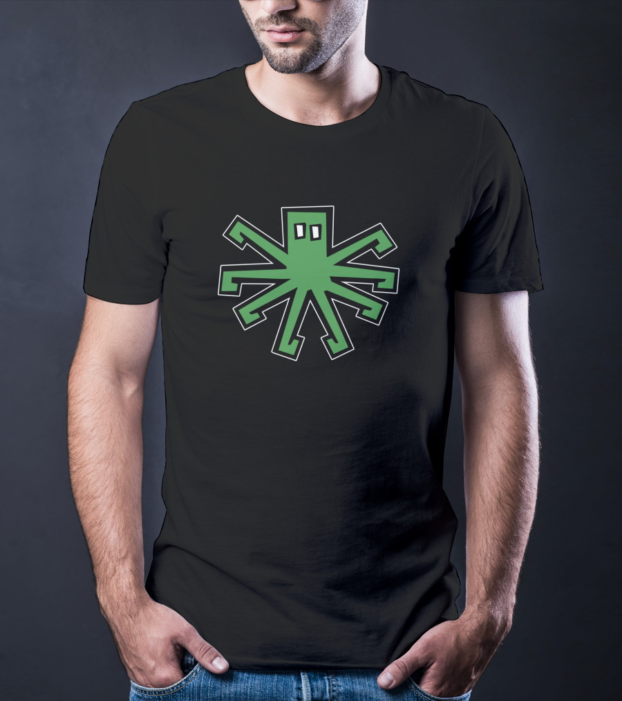 8 Legged 67192 Creeper Pixel Octopus T-Shirt