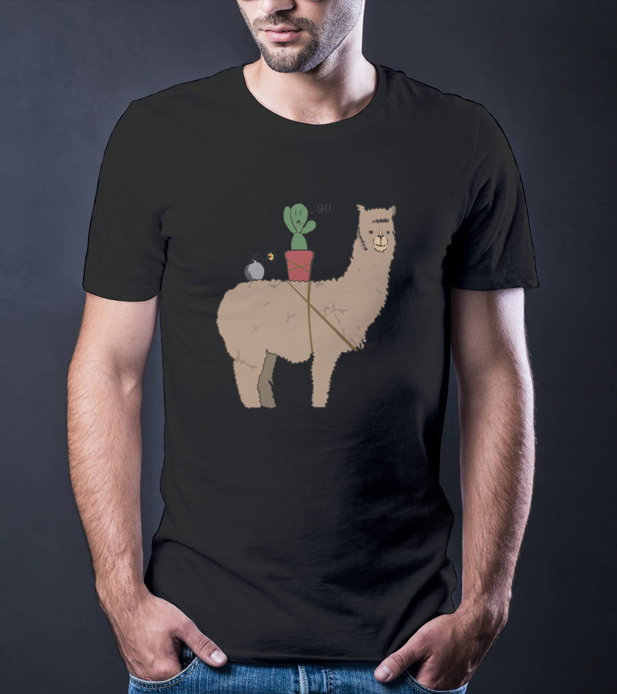 Alpaca Derp And Kektus Adventure With Explosive Humor T-Shirt
