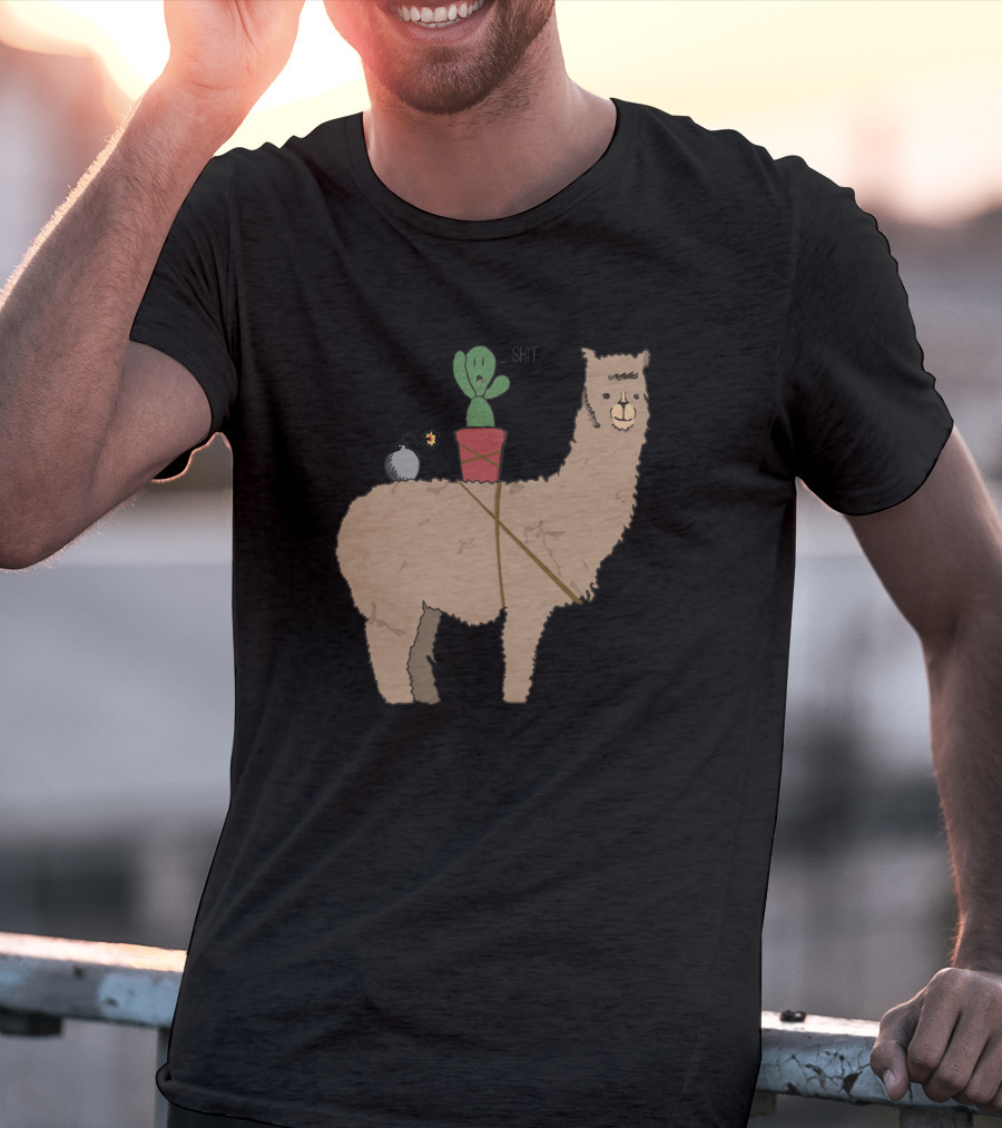 Alpaca Derp And Kektus Adventure With Explosive Humor T-Shirt
