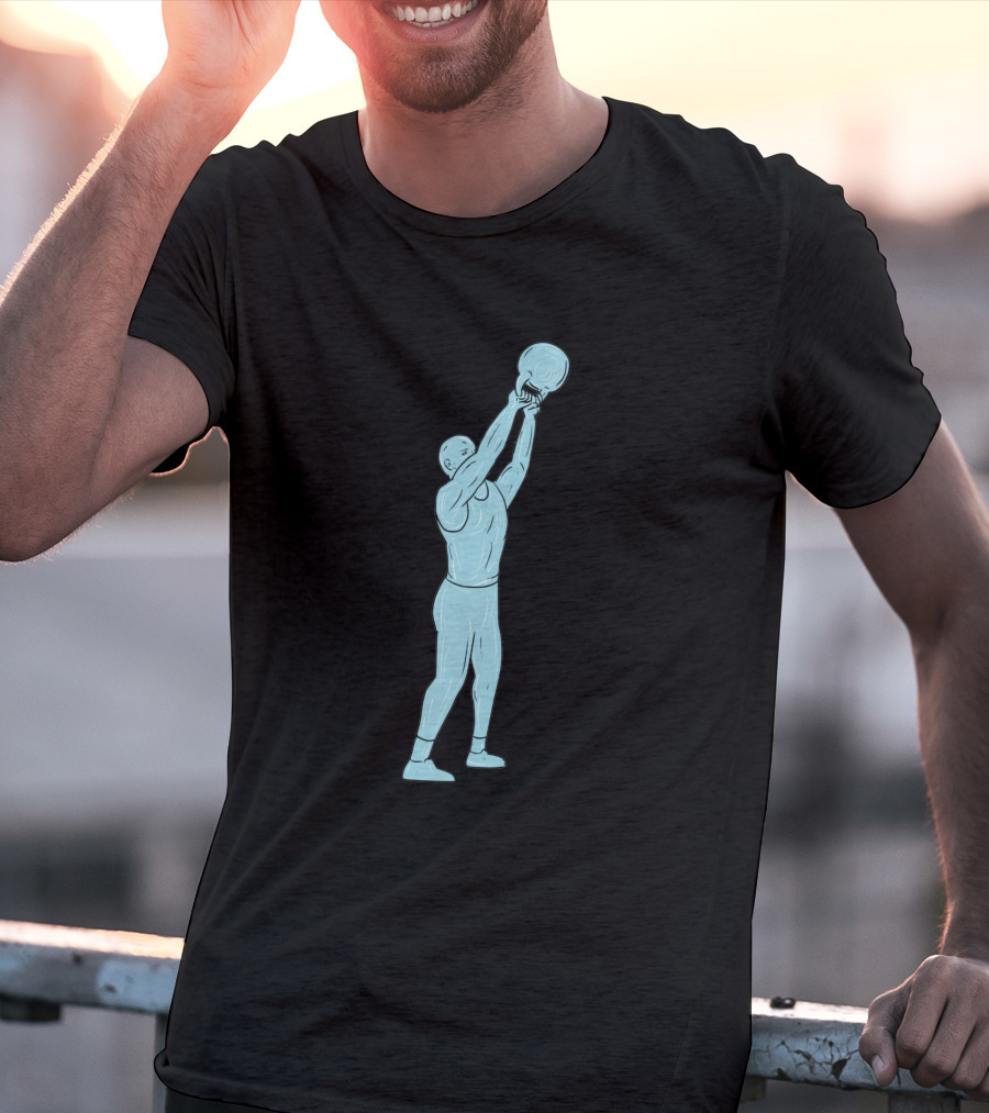 Kettlebell Swing Athlete Fitness Workout T-Shirt