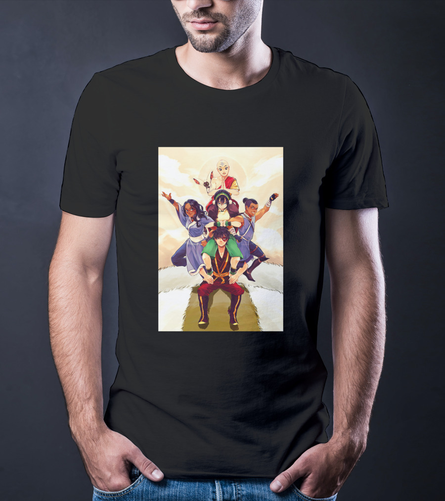 Avatar The Last Airbender Team Pyramid Clouds Sun 1367133 T-Shirt