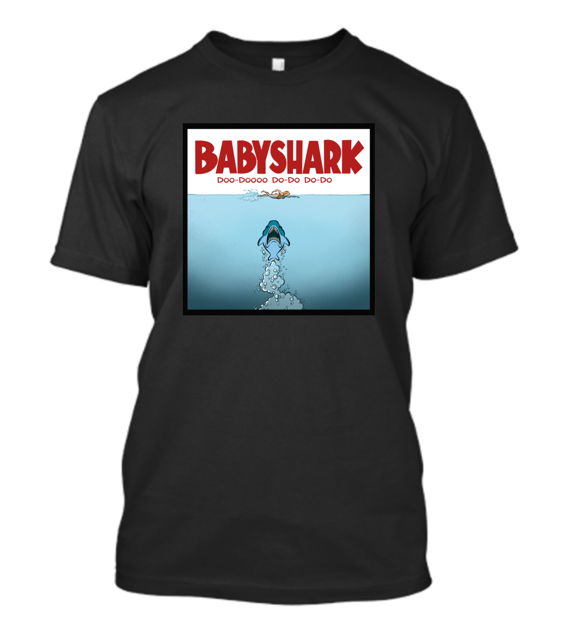Baby Shark Doo-Doooo Do-Do Do-Do Parody Of Jaws T-Shirt
