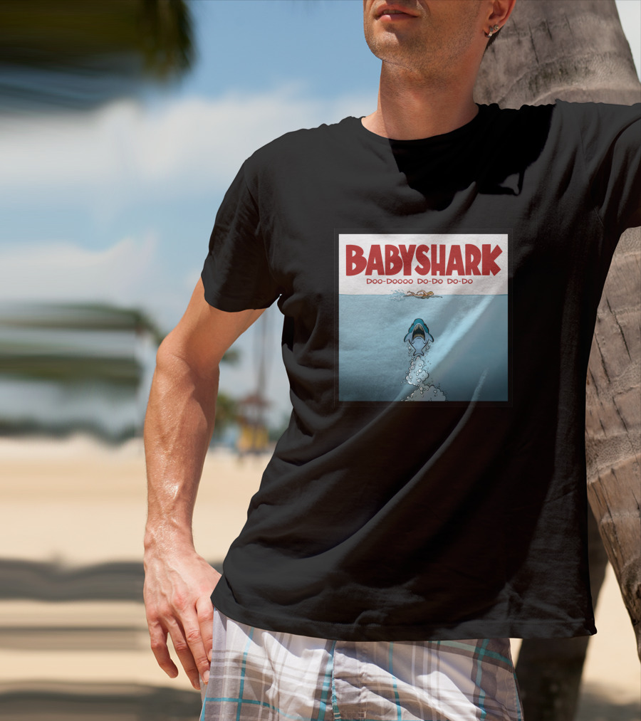 Baby Shark Doo-Doooo Do-Do Do-Do Parody Of Jaws T-Shirt