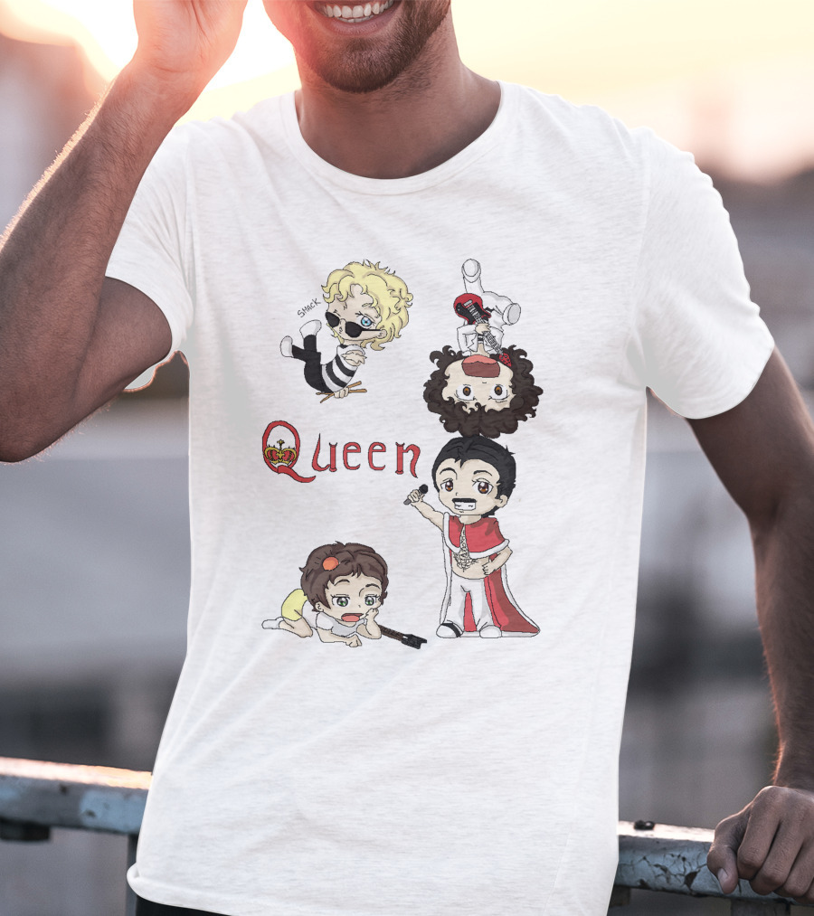 Queen Chibi Band Characters T-Shirt