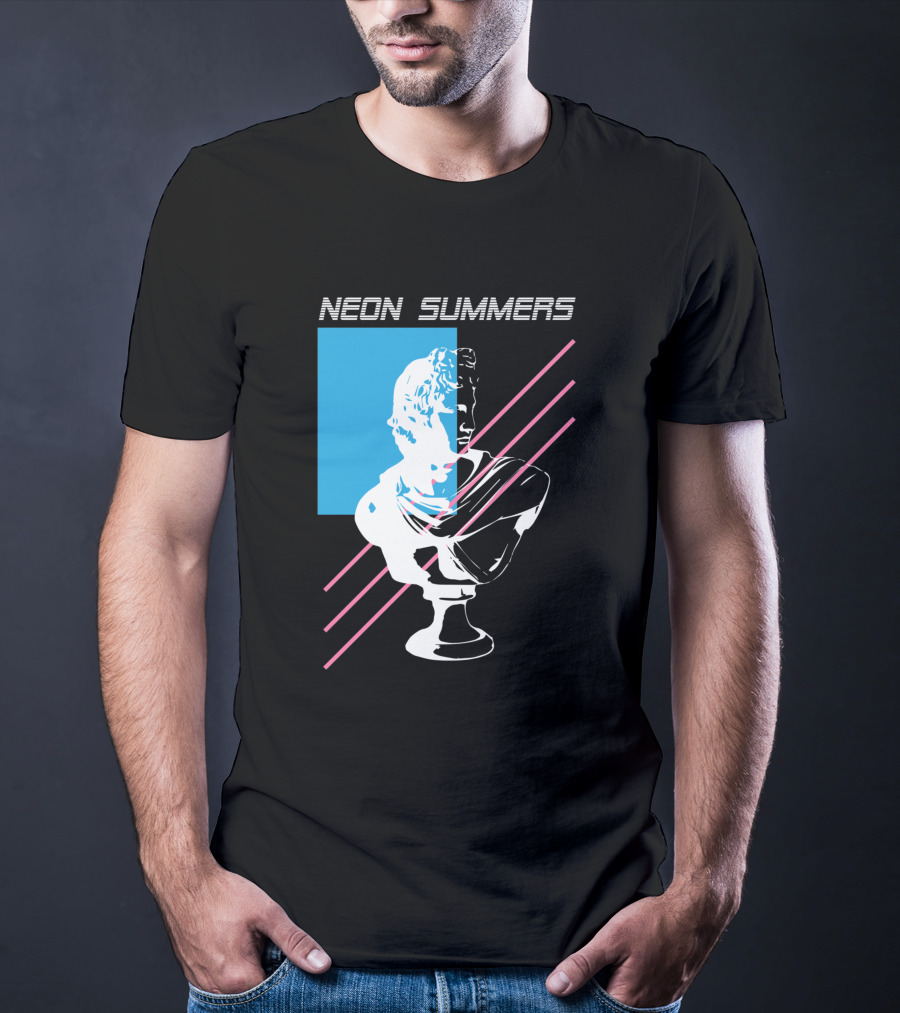 Neon Summers Apollo Bust T-Shirt