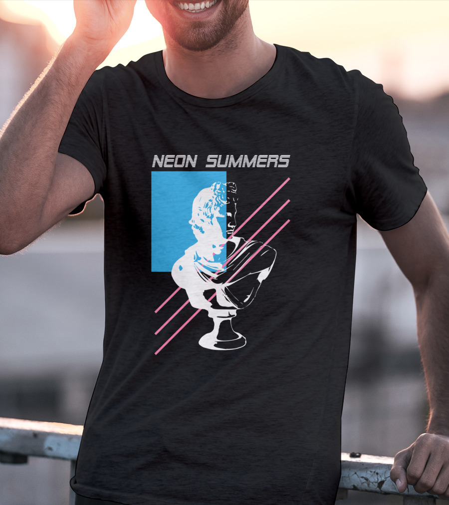 Neon Summers Apollo Bust T-Shirt