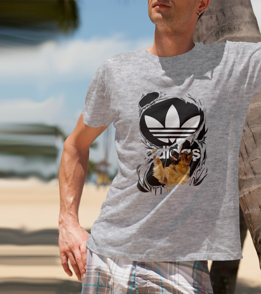 German Shepherd Torn T-Shirt
