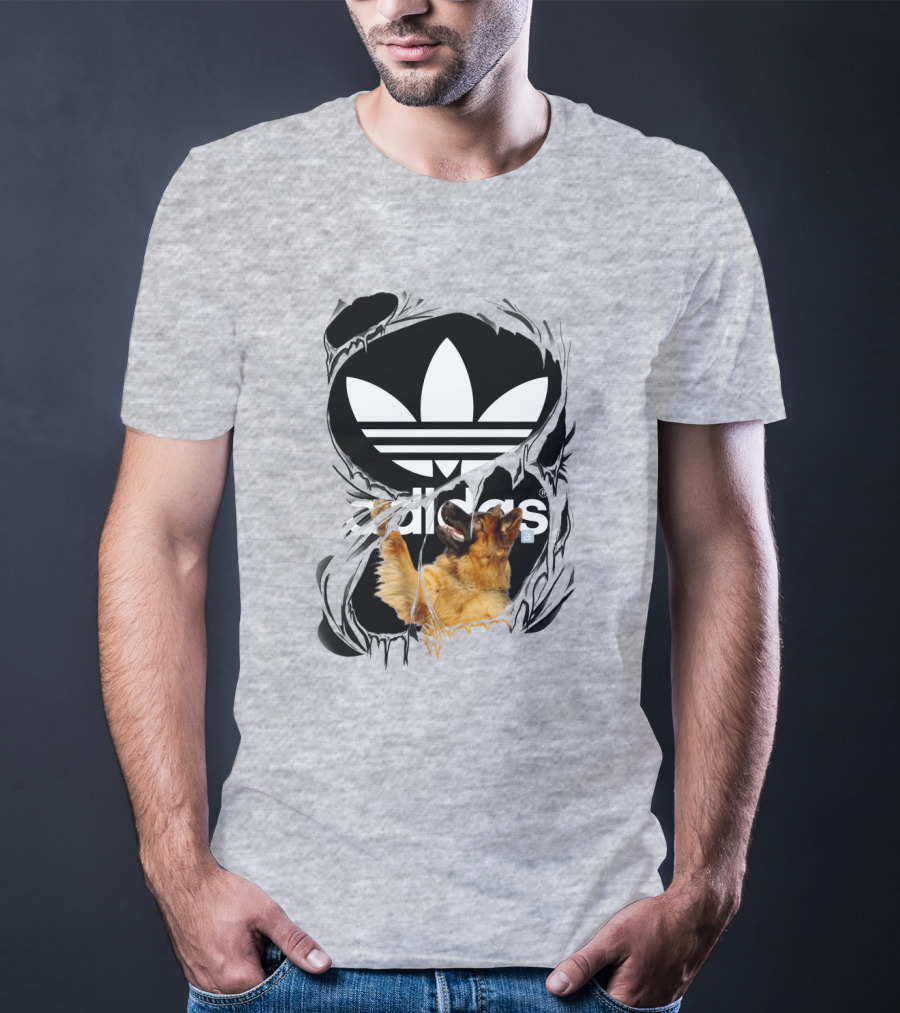 German Shepherd Torn T-Shirt