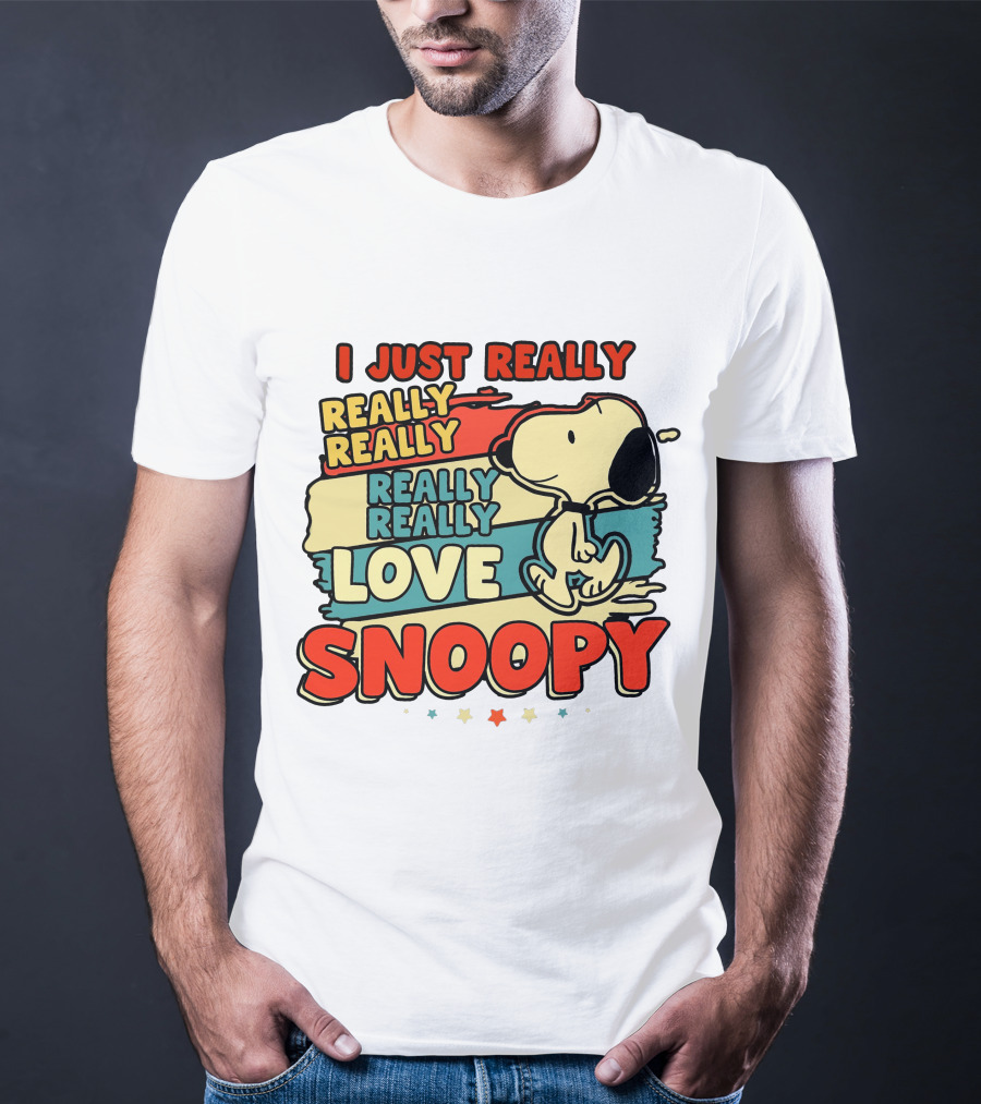 I Just Really Really Really Really Love Snoopy T-Shirt