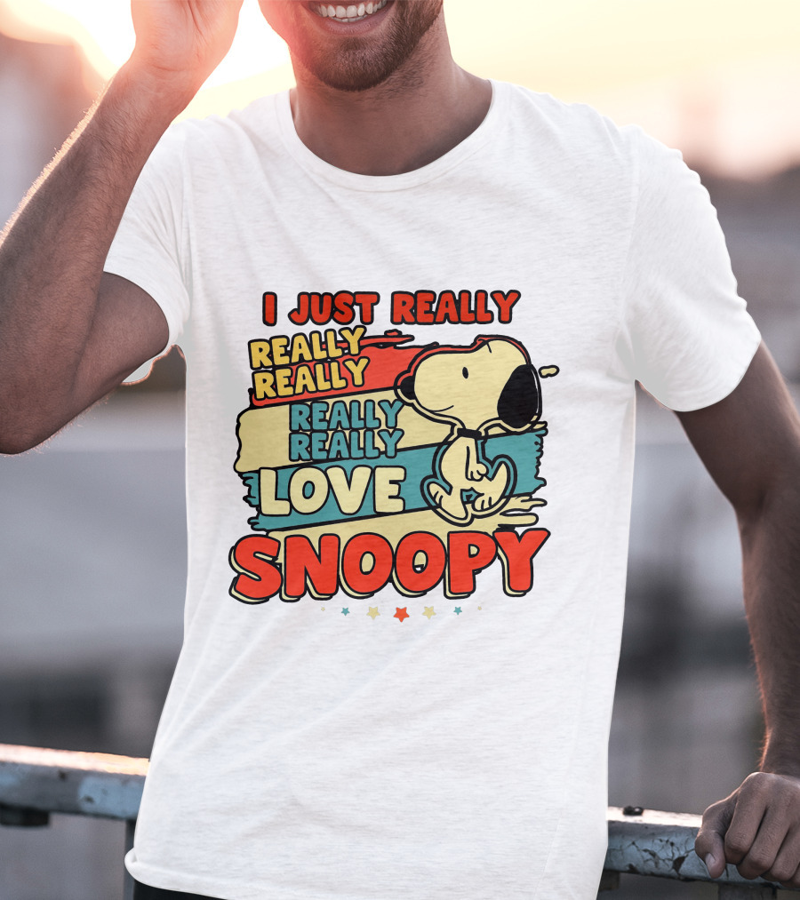 I Just Really Really Really Really Love Snoopy T-Shirt