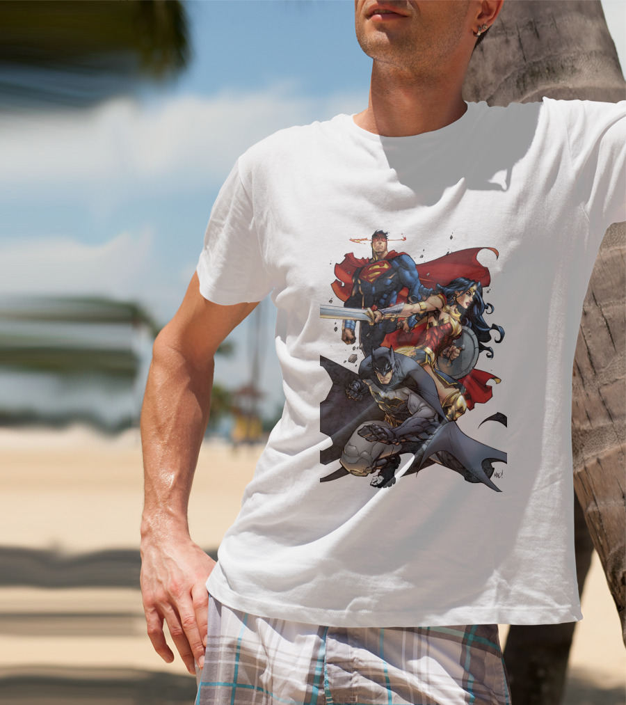 Justice League Trinity Superman Wonder Woman Batman T-Shirt