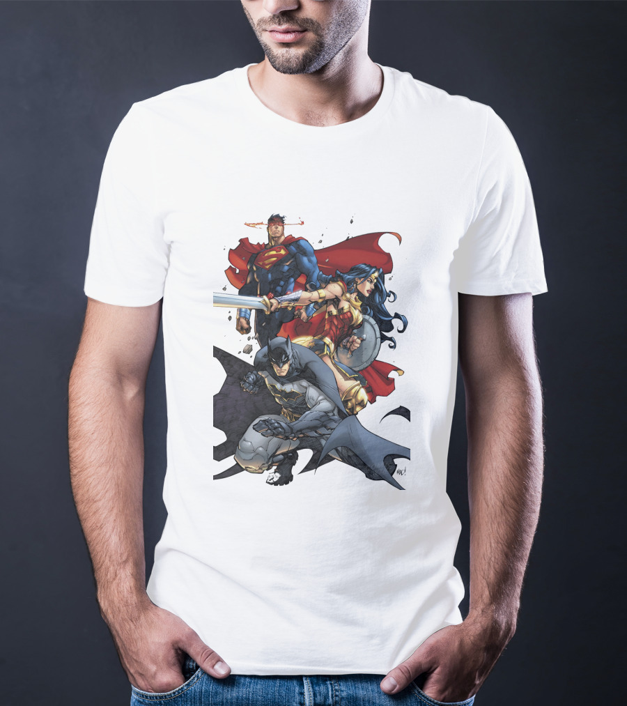 Justice League Trinity Superman Wonder Woman Batman T-Shirt