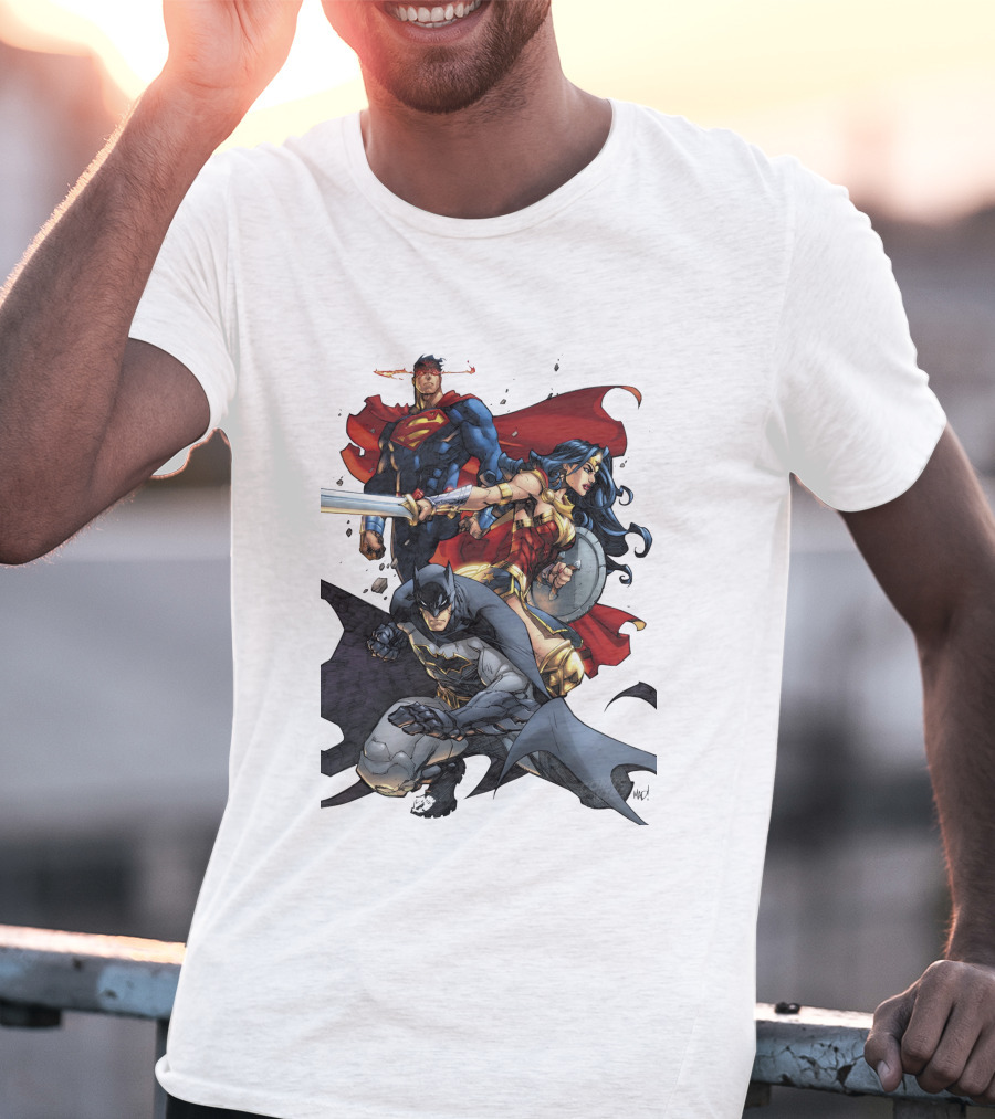 Justice League Trinity Superman Wonder Woman Batman T-Shirt