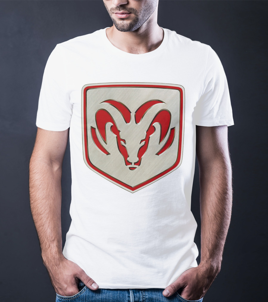The Ram Emblem Silver Redbadge T-Shirt