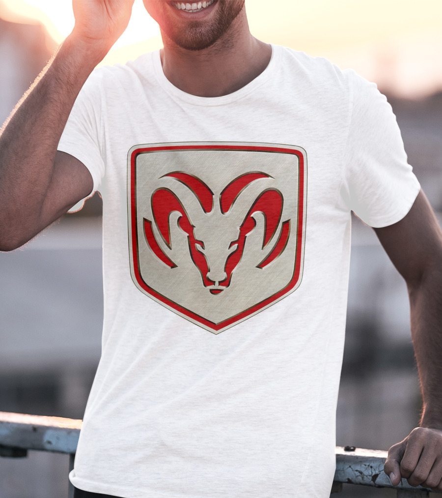 The Ram Emblem Silver Redbadge T-Shirt