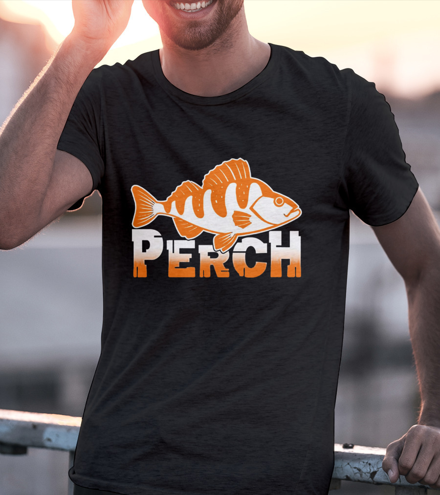 PERCH Fish Orange T-Shirt