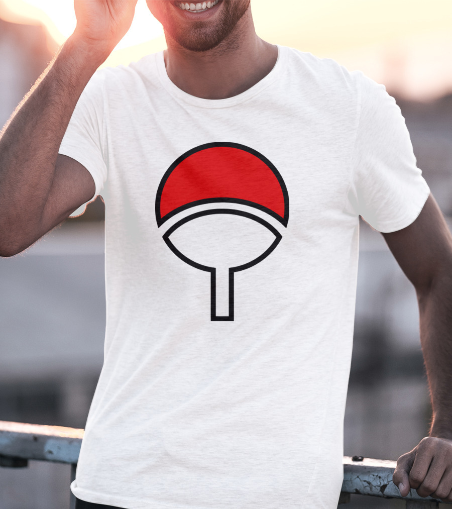 Clan Uchiha Sharingan Fan Symbol T-Shirt