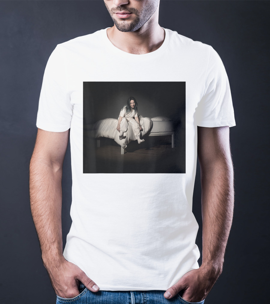 Billie Eilish Sweet Dreams Bed Scene White T-Shirt