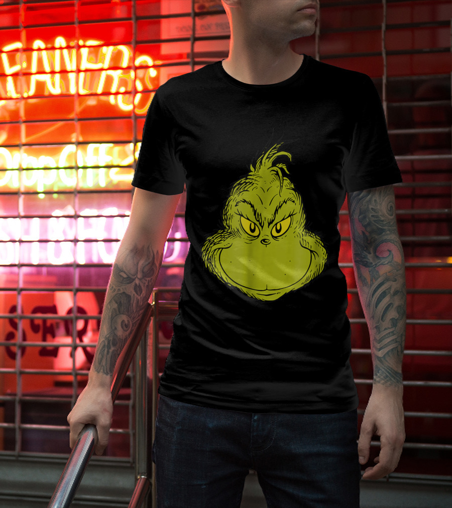 Dr Seuss Grinch Iconic Face Classic T-Shirt
