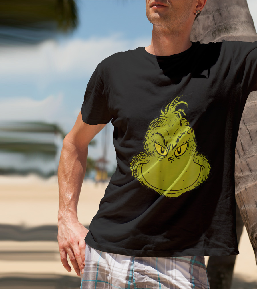 Dr Seuss Grinch Iconic Face Classic T-Shirt