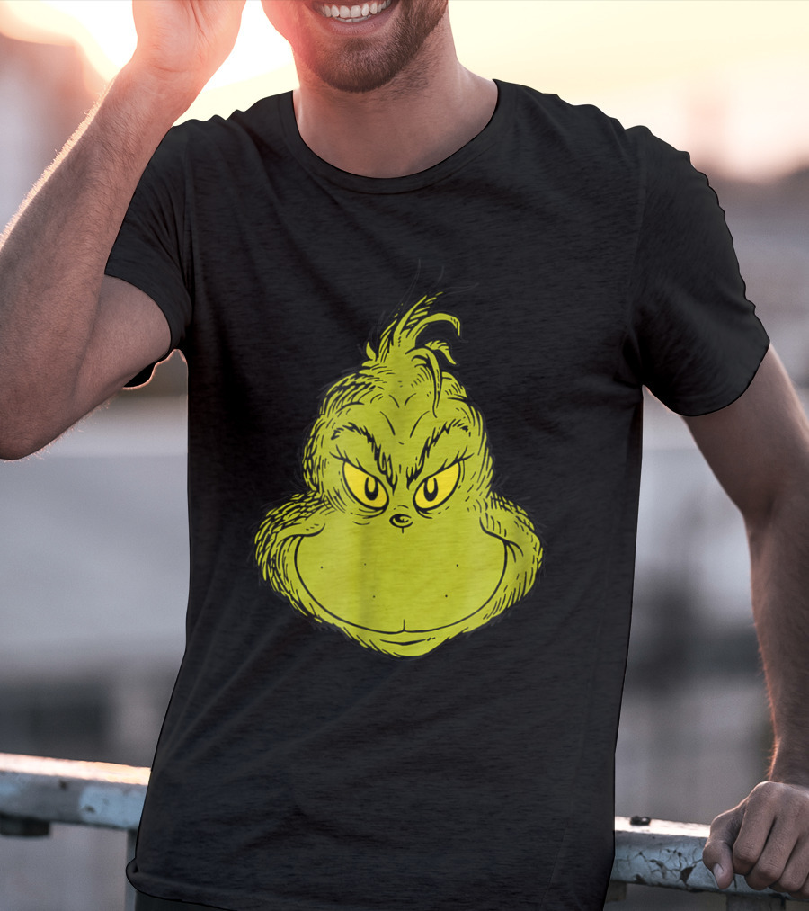 Dr Seuss Grinch Iconic Face Classic T-Shirt