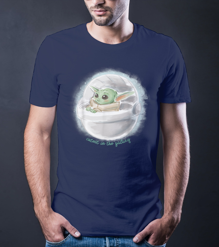 Star Wars The Mandalorian The Child Cutest In The Galaxy Floating Pod T-Shirt