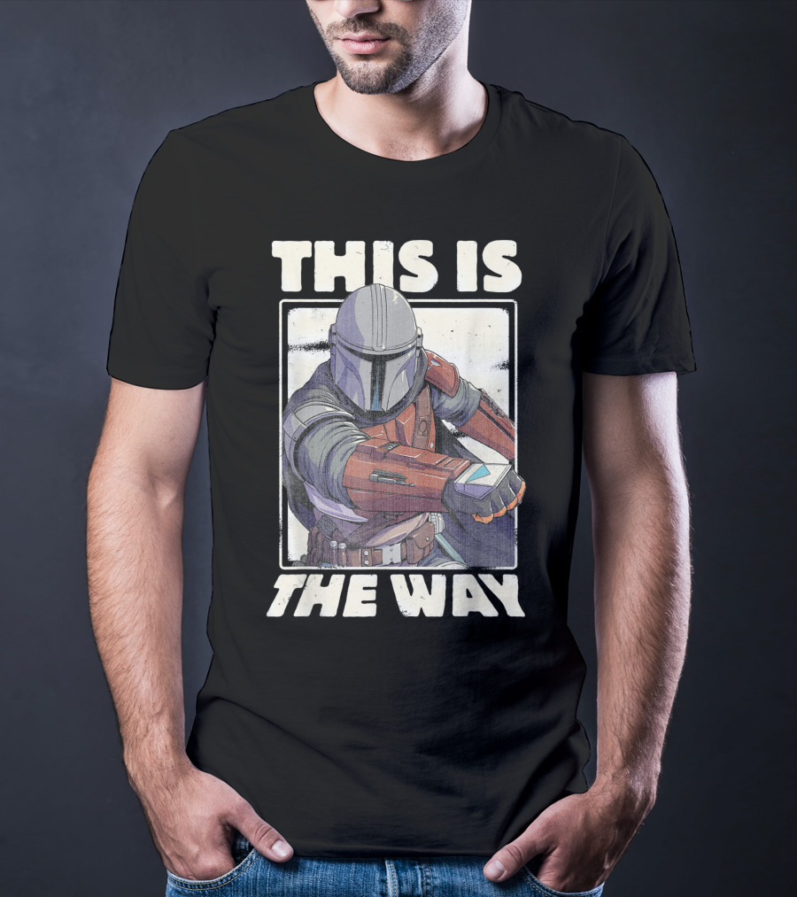 The Mandalorian This Is The Way Star Wars Action Pose T-Shirt