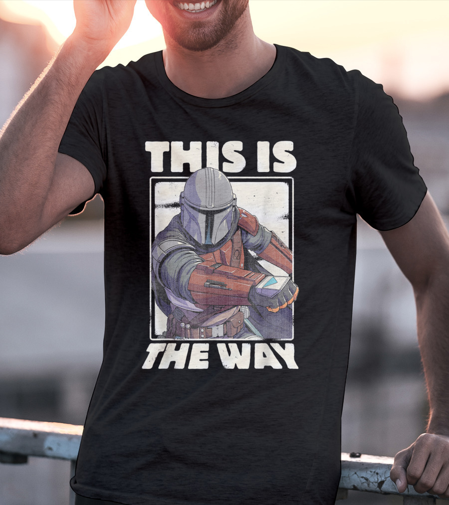The Mandalorian This Is The Way Star Wars Action Pose T-Shirt