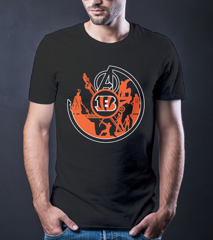 Bengals Avengers Crossover T-Shirt